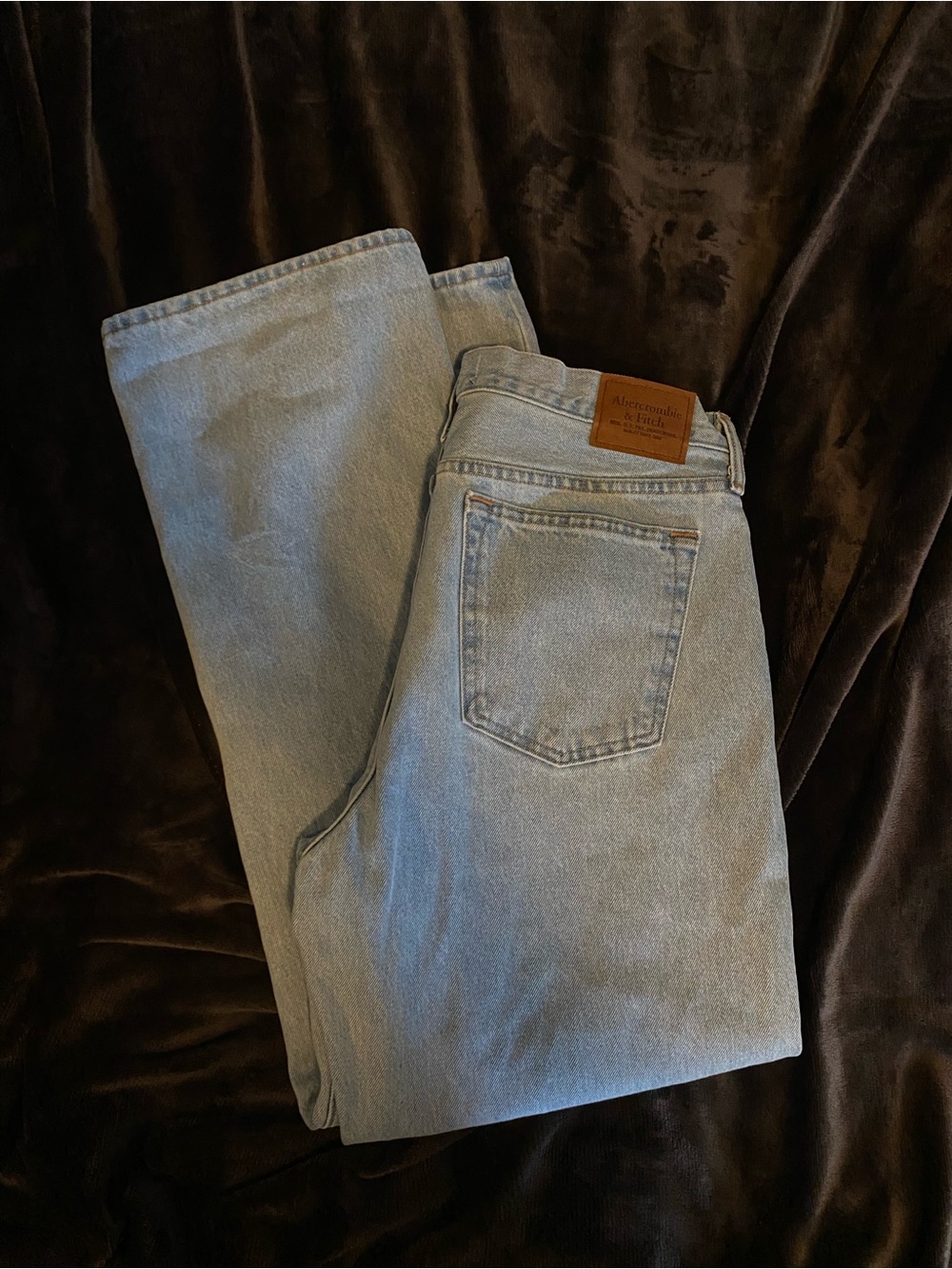 Abercrombie & Fitch Light Blue baggy Jeans
